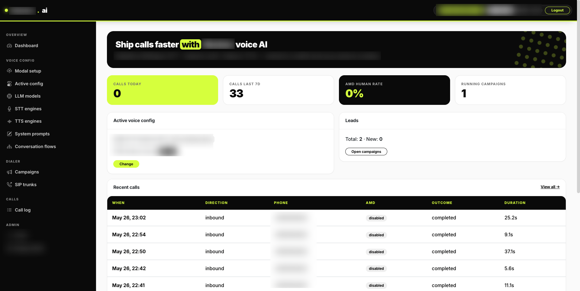 Voice AI Call Agent