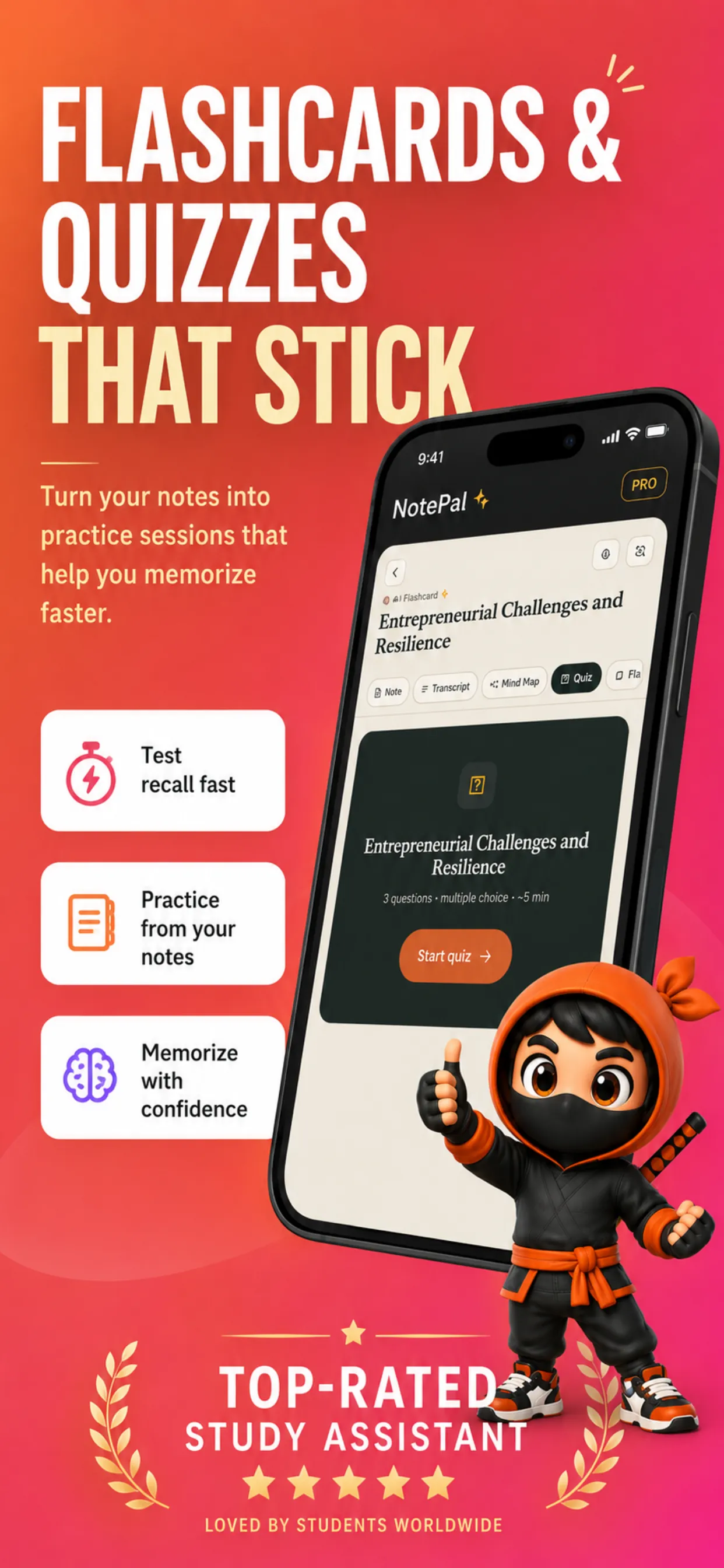 NotePal mobile screen 2
