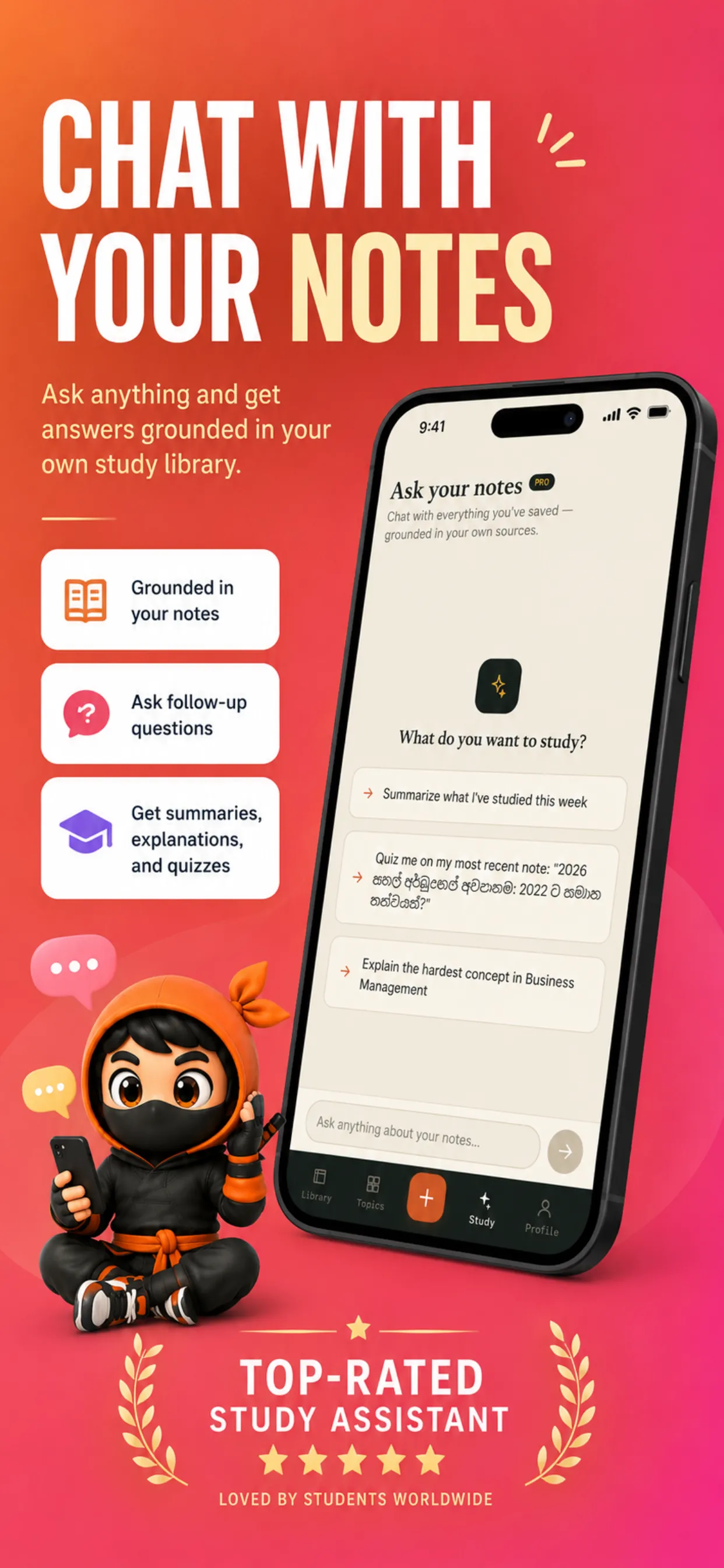 NotePal mobile screen 3